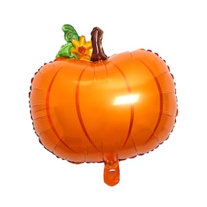 Pumpkin Balloon | Fall Themed Pumpkin Baby Shower Decorations | Little Pumpkin First Birthday Fall Halloween Balloon