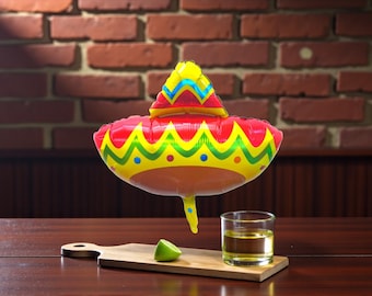 Sombrero Balloon: Fiesta Taco Bar Party Decoration