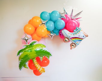Barbie Theme Balloon garland | Come On Lets Go Party Malibu Bachelorette Party Decorations | Beach Doll Themed Birthday Party