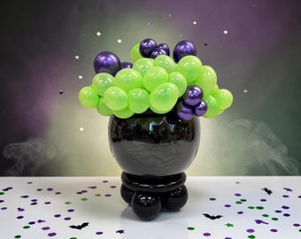 A Baby Is Brewing Halloween Baby Shower Cauldron Balloon Kit: Spooky Gender Reveal Decorations