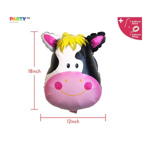 Farm Animal Balloon Garland Kit: Beep Beep Beep Blue Truck Birthday Party Decor Bild 7