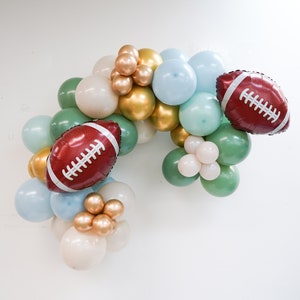 Football Party Decor|Football Balloon Garland for Birthday Party Boys Baby Shower Balloon Arch Kit | Superbowl Party Decor | 1st Year Down