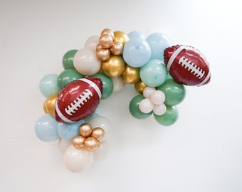 Football Party Decor|Football Balloon Garland for Birthday Party Boys Baby Shower Balloon Arch Kit | Superbowl Party Decor | 1st Year Down