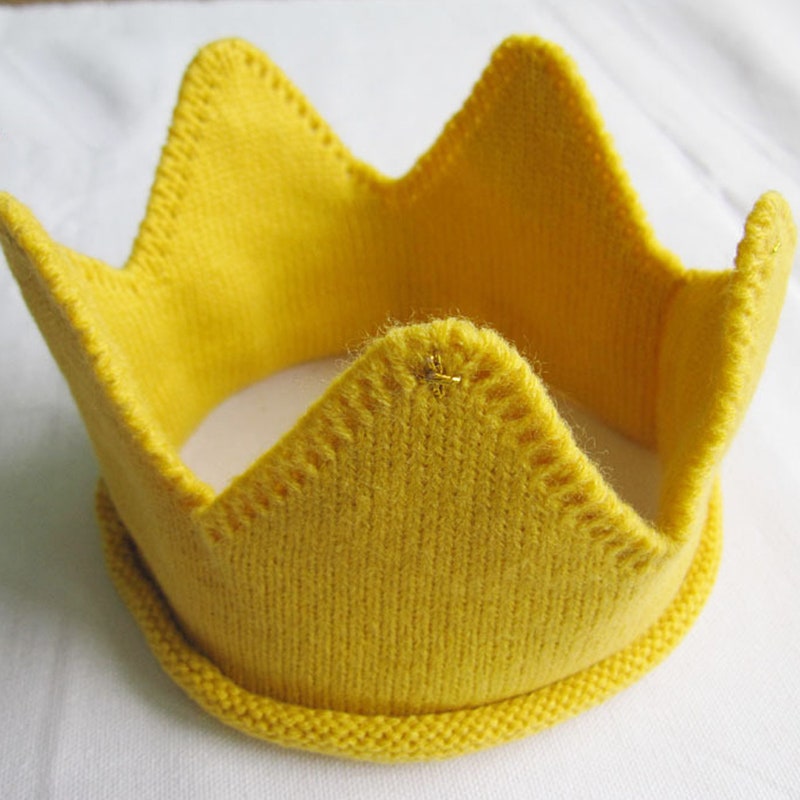 Knit Crown Hat Etsy