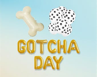 Gotcha Day Balloons: Pet Adoption Party Decorations