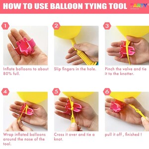 Space Cowgirl Balloon Garland Kit: Disco, Alien, Starburst Balloons image 13