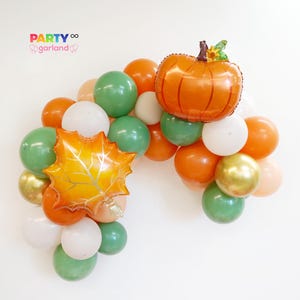 Fall Baby Shower Decorations Pumpkin Balloon Garland Pumpkin 1st Birthday Party Baby Shower Decor Balloon Arch Little Pumpkin Baby Shower