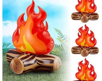 Inflatable Campfire: S'mores Party Bonfire Decoration
