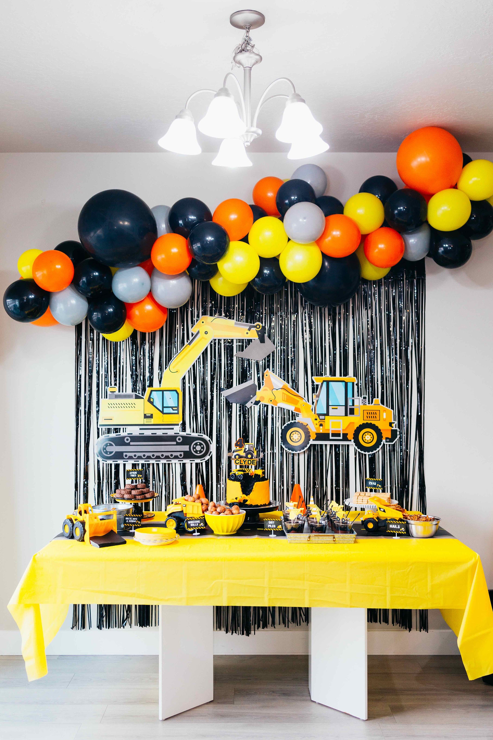 Excavator Suncatcher Craft Kit Construction Birthday Party Activity for  Toddlers and Children Digger DIY Art Party Favors for Kids 