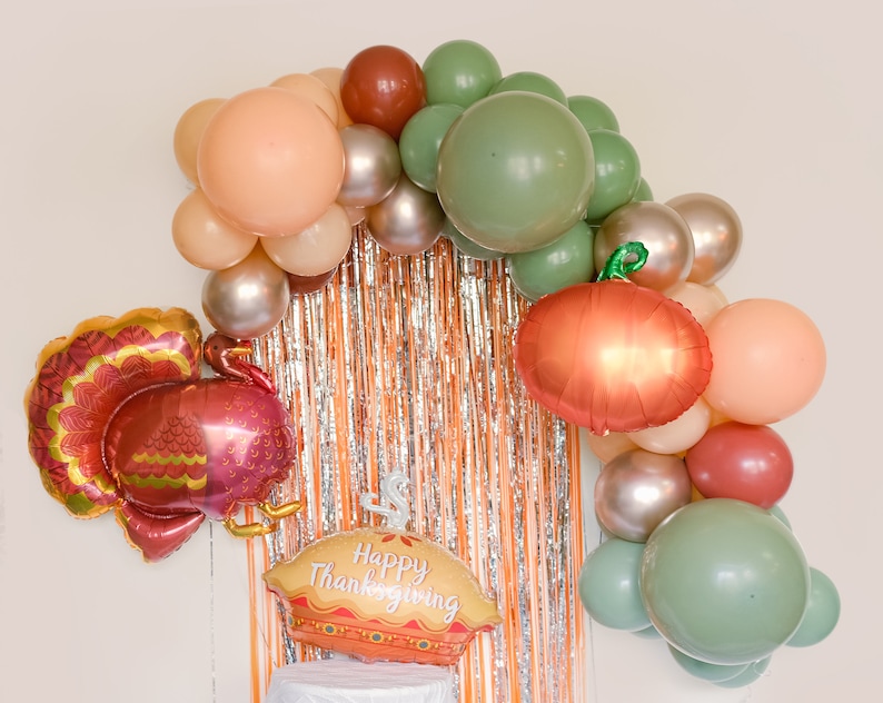 Fall Baby Shower Balloon Arch  Little Pumpkin Balloon Garland image 1