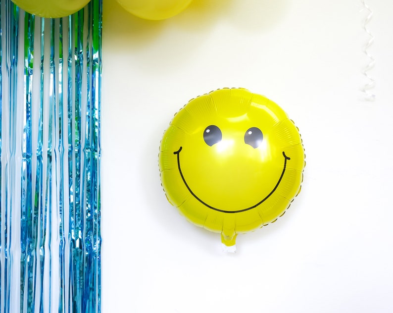 One Happy Dude Birthday Balloon Garland Kit 1st Birthday Happy Dude 1st Birthday Party Decorations Smily Face Balloon 17'' image 6