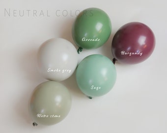 Boho Woodland thème sage saule vert couleur ballon guirlande | Kit de bricolage Arch Balloon Garland | Boho Earth tone ballon DIY