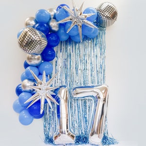 Dancing queen 17th Birthday Party Decorations Balloon Garland | mama mia bachelorette party | 17 disco party decorations | 70s party decor