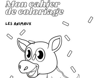 Animals coloring book