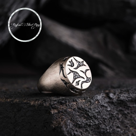 Dainty Silver Ring for All - Unique Design with Micro Zircon Stones (925 Sterling Silver)