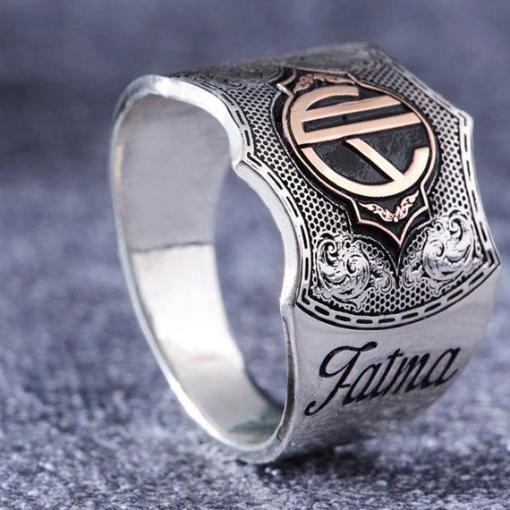 Buy Personalized Name Ring, 925 Sterling Silver Ring, Silver Name Ring,  Band Ring, Handmade Ring, Customized Name Ring, Gift for Birthday Online in  India - Etsy