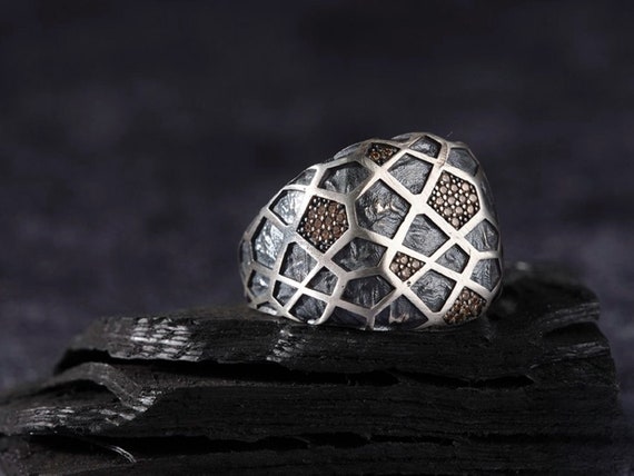 Minimalist Zirconium Silver Ring | Stylish Handmade Design | Adjustable Silver Jewelry | Birthday Gift