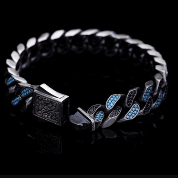 Zircon Stone 925 Sterling Silver Bracelet - Turkish Gemstone Bracelet