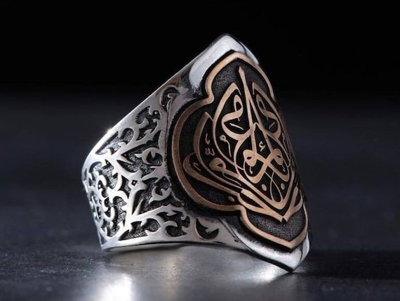 Unique Turkish Silver Ring, Handmade Couples Gift, Customizable Jewelry for Family, Wives' Ring