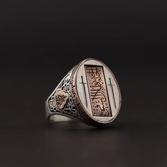 Sapphire Accented 925 Sterling Silver Ring - Prophet Ali Inspired Jewelry