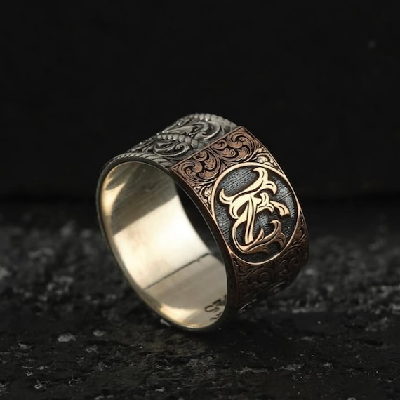 Personalized Engraved Silver Ring, Unforgettable Memories for Your Loved Ones