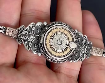 Sterling Silver Islamic Verse Bracelet: Personalized Men's Spiritual Jewelry