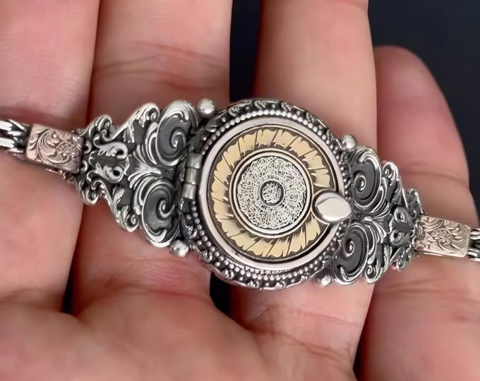 Sterling Silver Islamic Verse Bracelet: Personalized Men's Spiritual Jewelry