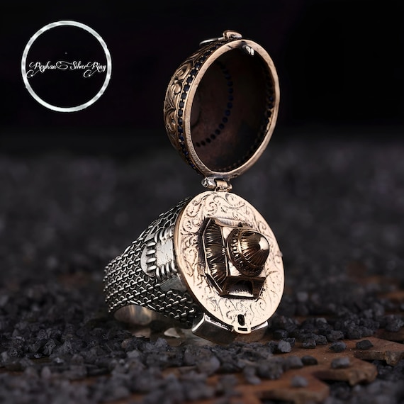 Hagia Sophia Helmet Sterling Silver Ring: Sultan Men's Ring