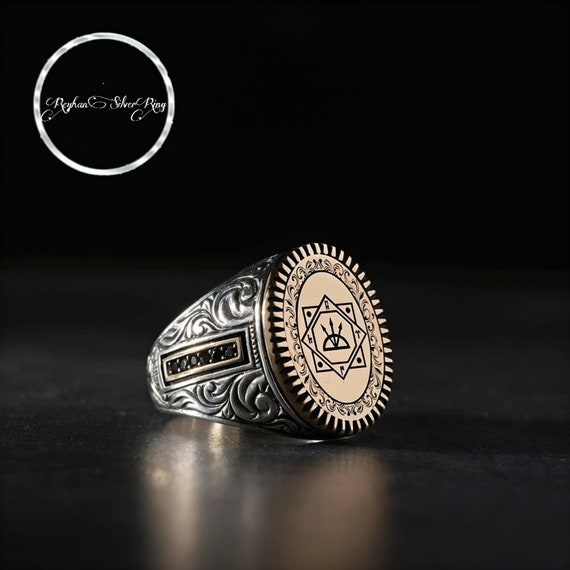 Seljuk State Silver Ring - Adjustable Handcrafted Jewelry Gift for Men