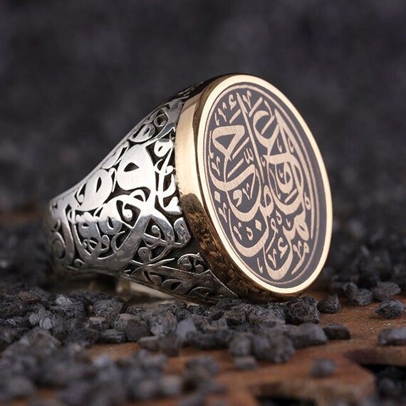 Turkish Handmade Sterling Silver Men's Ring: Customizable Love Band