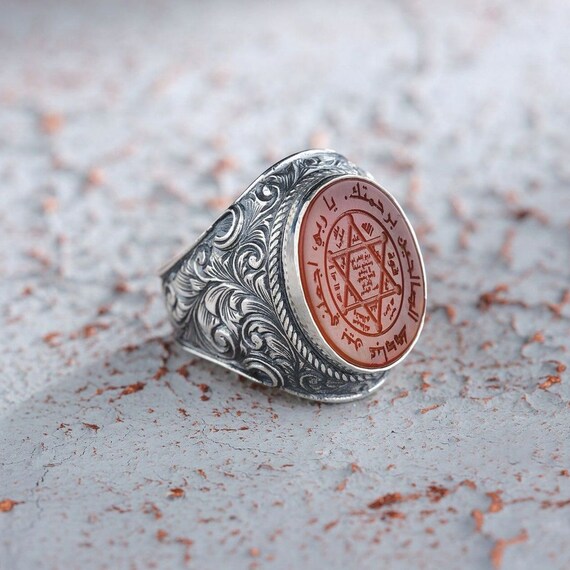 Sterling Silver Star of David Ring: Seal of Solomon Talisman