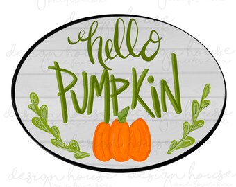 Hello Kürbis Digital Download PNG, Sublimation Download, Sofort Download, Kürbis PNG