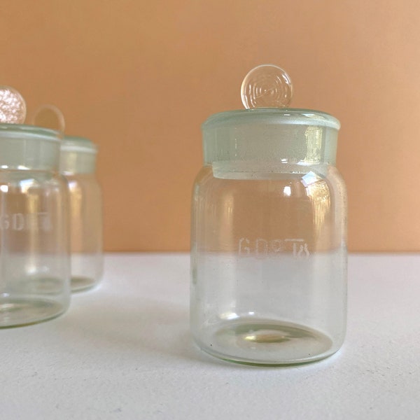 Vintage Apotheker Mini Flasche mit Glasstopfen | Neuer Altbestand!