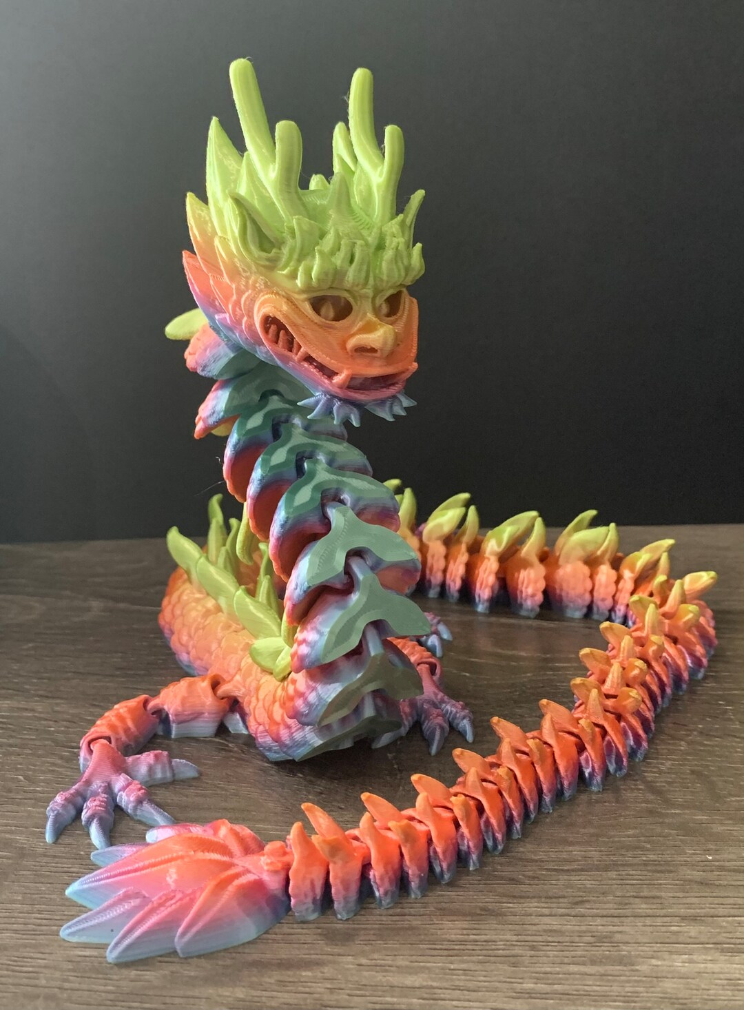 Flexi Factory 3D Printed Imperial Dragon - Etsy