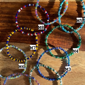 Multicolor Single Seed Bead - Dainty Bracelet