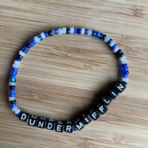 DUNDER MIFFLIN - The Office Inspired Seed Bead Bracelet