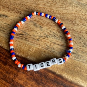 Detroit Tigers - MLB - Seed Bead Bracelet