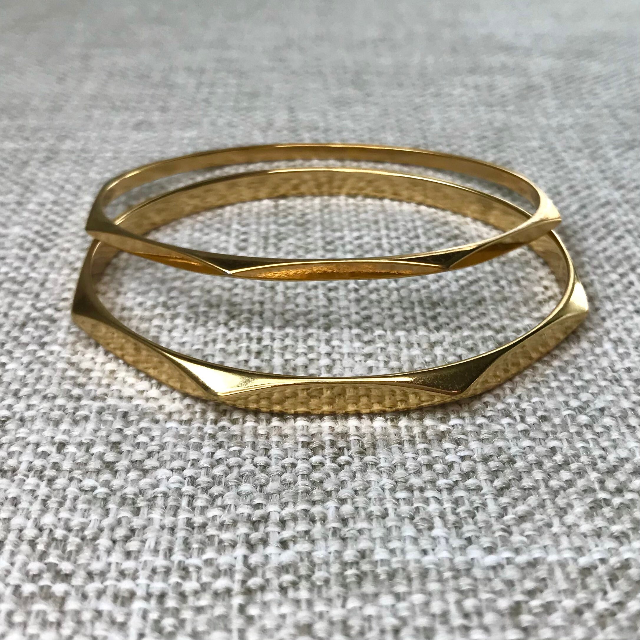 Винтажный браслет Monet Bangle Браслет Набор Золотой Тон - Etsy