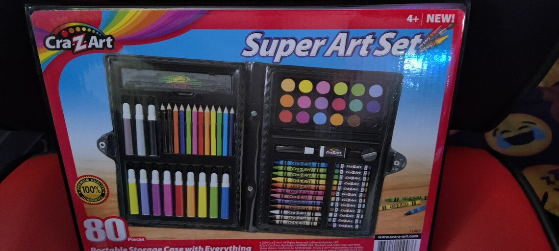 CRA Z ART SET Super Art Set With 80 Pieces Etsy