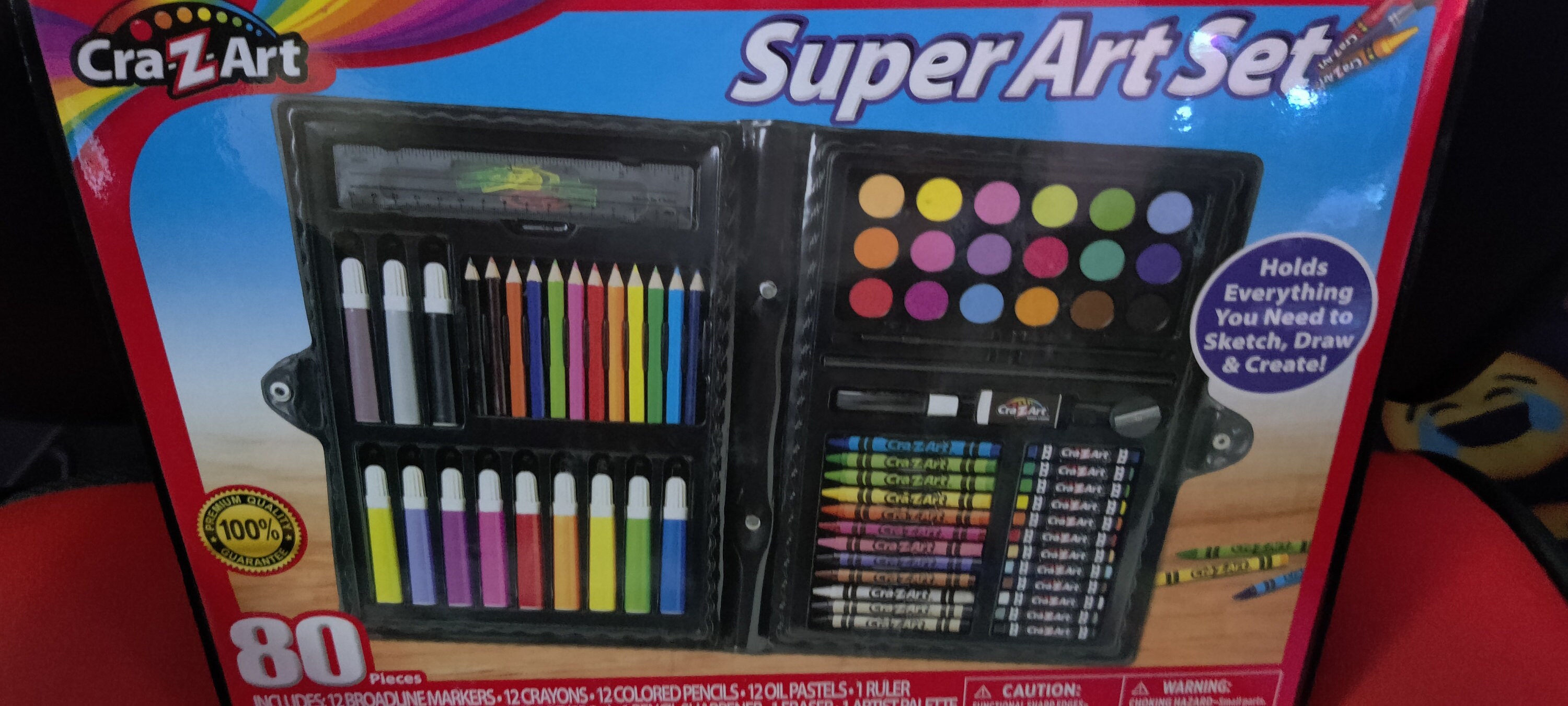 CRA Z ART SET Super Art Set With 80 Pieces Etsy
