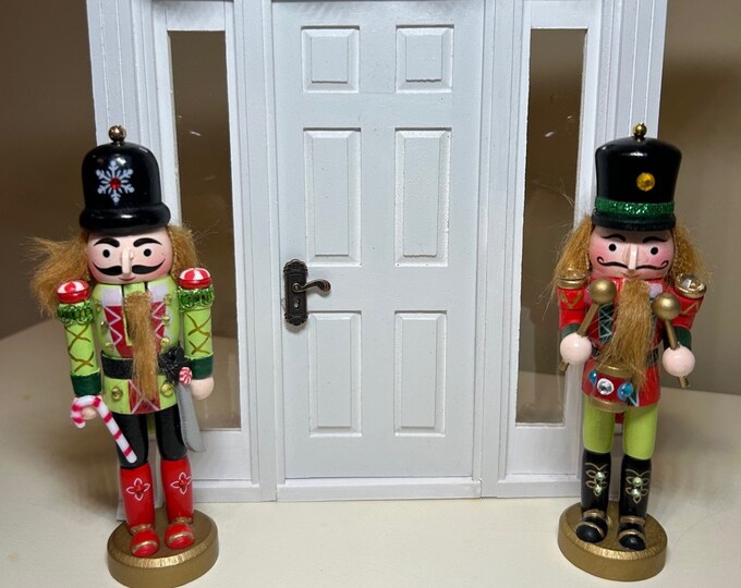 112 Scale Bavarianstyle Christmas Nutcracker, Dollhouse Nutcracker, Dollhouse Christmas