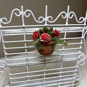 1:12 Scale Miniature Succulent Plant  Miniature Plant, Dollhouse Vase, Dollhouse Flowers,Dollhouse Succulent