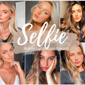 Mobile Lightroom Presets, 10 Selfie Presets, Instagram Filter, Blogger Preset, Beauty Presets, Natural Presets, Portraits Presets, Iphone