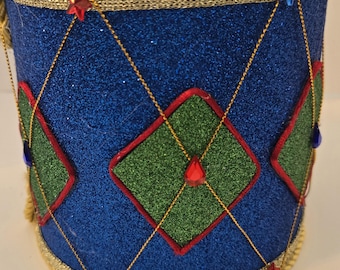 Patriotic Drum  wreath attachments, Memorial Day, 4th of July, XL Drum, Small drum #WAAM