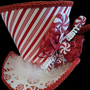 Hoge hoed sneeuwpop platte achterkant, winterdecor, middelpunt, kerstaccent, krans, #WAAM
