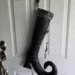 Halloween Wreath Supplies, Halloween Decor, XL Witch Boot, Halloween Door Hanger #WAAM