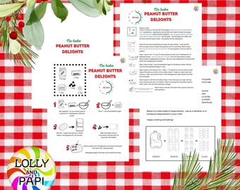 Printable Kid Recipe: Christmas No-Bake Peanut Butter Delights