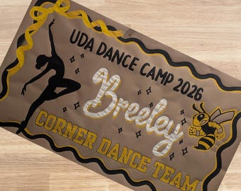 Dance Camp Banner | Custom Painted | Dancer Theme
