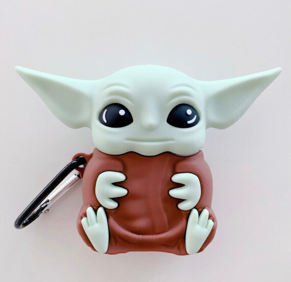Buy Cute Baby Yoda Character Silicone Case for AirPod 1 2