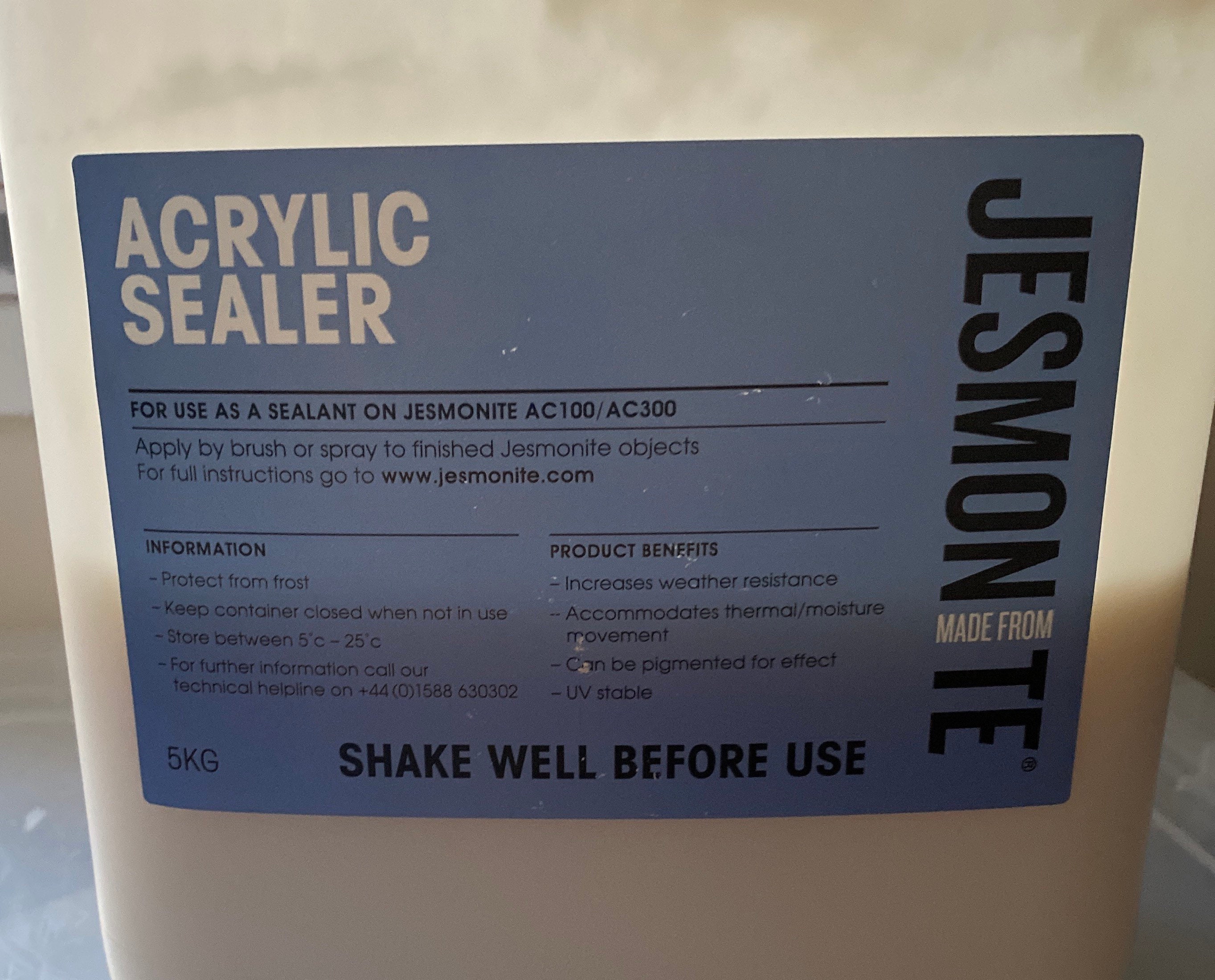 100mls Jesmonite AC100 Acrylic Sealer Etsy UK